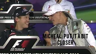 Sebastian Vettel and Micheal Schumacher pranking Nico Rosberg (Meme edition)