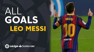 ALL GOALS Leo Messi LaLiga Santander 5/5