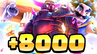 TOP LADDER🏆8000+ with PEKKA Bridge Spam🥰-Clash Royale