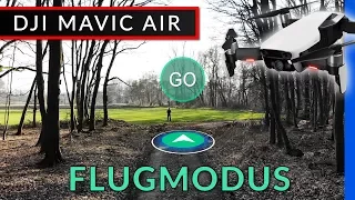 DJI Mavic Air Flugmodi: Active Track, Tap Fly, POI, Cinematic, Stativ [deutsch]