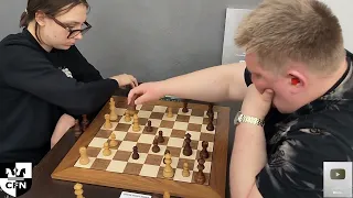 S. Barkasheva (1837) vs E. Dvigun (1922). Chess Fight Night. CFN. Blitz