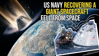 NASA’s Orion Spacecraft Capsule Successfully Recovered By US Navy Floating On The Ocean Surface