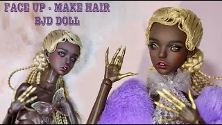 FACEUP BJD - POPOVY SISTER DOLL - DIY Hair BJD DOLL - repaint bjd doll