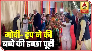 Howdy Modi: PM Modi, Donald Trump Fulfill A Child's Wish Of Clicking A Selfie | ABP News