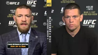 Conor McGregor and Nate Diaz join FOX Sports Live