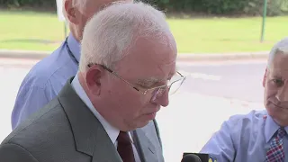 John Eastman speaks after turning himself in following Georgia election indictments