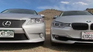 Lexus ES 350 vs BMW 335i 0-60 MPH Mashup Drive & Review