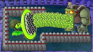 999 Gatling Pea and Tall-nult vs 99 Dr.Zomboss Gargantuar - Plants vs Zombies Battlez