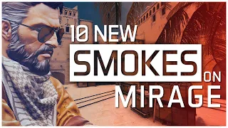 10 NEW Smokes on Mirage - T-Side ✜ CS:GO