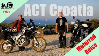 Motorrad-Abenteuer ACT Kroatien | Husqvarna Norden 901 Expedition & Honda Africa Twin Adv. Sports