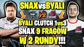 SNAX VS BYALI Z IZAKO BOARS!!! SNAX 9 FRAGÓW W 2 RUNDY, BYALI 1vs3 z USP - CSGO BEST MOMENTS