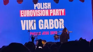 Viki Gabor - Superhero 🇵🇱 at Polish Eurovision Party 2023, fragment