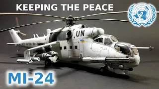 Building the United Nations MI-24 | Helicopter Model