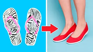 DIY SLIPPERS: How to Make Slippers Using Old  and Flip Flops  LIFEHACK WITH OLD SHOES AND CLOTHES