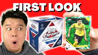 2021-22 Topps Chrome Sapphire UEFA Champions League Soccer Hobby Box First Look 💎