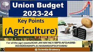 Union Budget 2023-24, Agriculture Key Points/Agriculture Sector for ICAR/IBPS AFO JRF/SRF/ADO/HADO