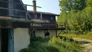 Inside Abandoned Northern A Frame Home