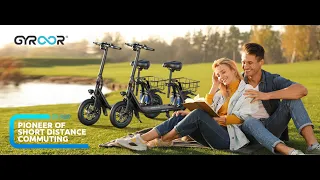 C1Pro 450W Folding Electric Scooter For Adults With Seat