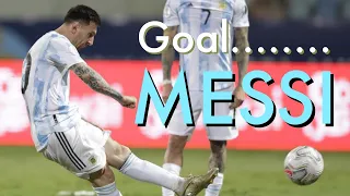 Lionel Messi Free Kick Goal Against Ecuador || Copa America 2021 || Argentina vs Ecuador