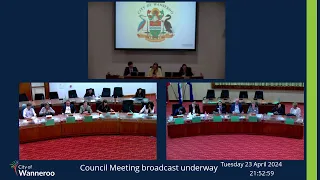 Ordinary Council Meeting 23 April 2024