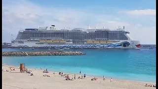 Cruise ship AIDAnova 4K 2019 AIDA Kreuzfahrten