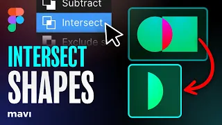 Figma Basics: How To INTERSECT SHAPES (Tutorial)