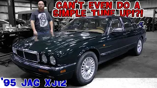 My new '95 XJ12 Jag has a major problem! What did the CAR WIZARD find that halted a simple tune up?