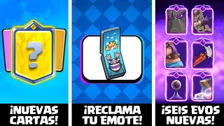 ¡EMOTE de SAMSUNG GRATIS! ¡NUEVAS EVOLUCIONES y  NUEVAS CARTAS | Noticias Clash Royale Temporada 54