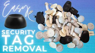 REMOVE RETAIL SECURITY TAGS QUICK & EASY AT HOME! 20000GS Super Magnet Product Review & Tutorial