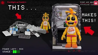 Mcfarlane five nights at freddys toy chica with right air vent speed build. Kisd 003