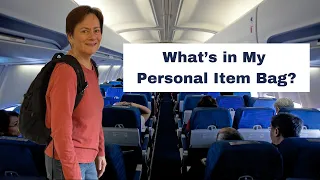 What's in My Personal Item Bag For a Trip to Italy - 2024