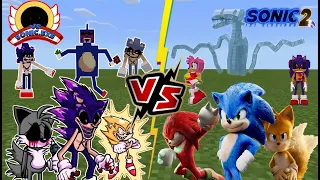 Sonic the Hedgehog 2 Movie (2022) vs. Sonic.EXE 2.0 FNF [Friday Night Funkin']