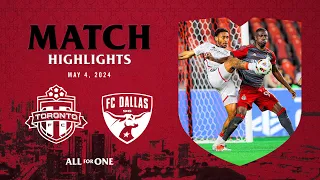 MATCH HIGHLIGHTS: FC Dallas vs. Toronto FC | May 4, 2024