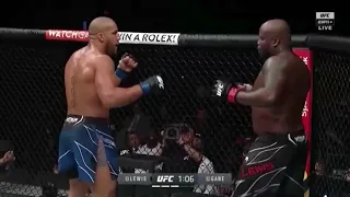 CIRYL GANE VS DERRICK LEWIS " FULL KO "