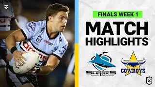 Cronulla Sharks v North Queensland Cowboys | Match Highlights | Finals Week 1, 2022 | NRL