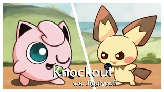 【FNF】Pichu & Jigglypuff sings Knockout【UTAU Cover】