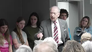 Sen. Grassley addresses everything from immigration to ag production in Harlan