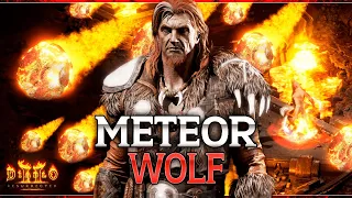 The METEOR WOLF - Armagheddon Shape Shifting Variant is Viable Now - Diablo 2