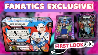 FIRST LOOK! 2023 Prizm Football Fanatics Exclusive Mega Box Review!