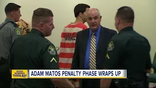 Adam Matos: Jury to decide whether or not convicted quadruple murderer will receive death penalty