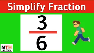 How to simplify the fraction 3/6 || 3/6 Simplified