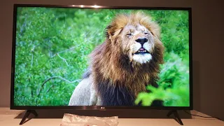 LG 2020 43UN73006 43" 4K TV - Showing TV Features, Testing Sound & 4K HDR Demo Videos (AMAZING)