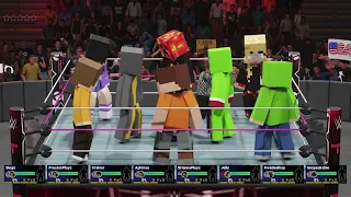 Minecraft Youtubers Battle (Aphmau vs Jelly vs Preston vs Unspeakable vs Brianna & More)