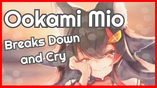 Ookami Mio - Confessing Her Feeling and Cries 【Hololive】