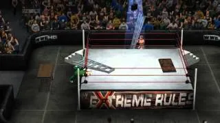 WWE Extreme Rules 2014 2K14 Sim - WeeLC (Hornswoggle vs. El Torito vs. LionCub Chris Jerichito