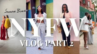 New York Fashion Week 2023 Vlog | Samantha Black, Global Fashion Collective, + More | Part 2