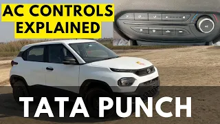 Tata Punch 2023 BS6 PH2 New AC Controls ✅ Maximum Mileage Settings ✅ #tatapunch #tatapunchaccontrols