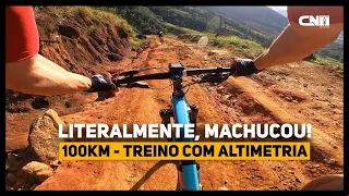 100km - Dia de Treino forte de Mountain Bike com Altimetria | Café na Trilha