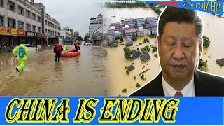 China is in the midst of a great disaster, when massive floods are engulfing many provinces