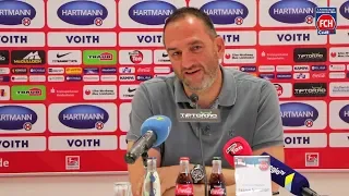 Pressegespräch vor dem Heimspiel gegen den 1.FC Magdeburg